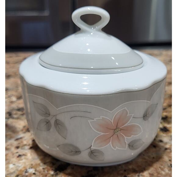 Sissi Winterling China Creamer and Sugar Bowl Set Pink Floral Germany - Picture 6 of 16